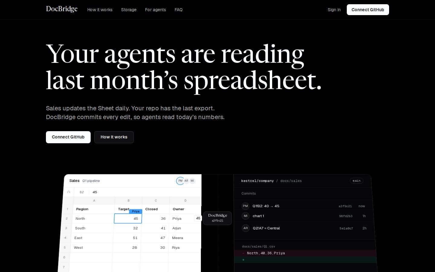 DocBridge home page