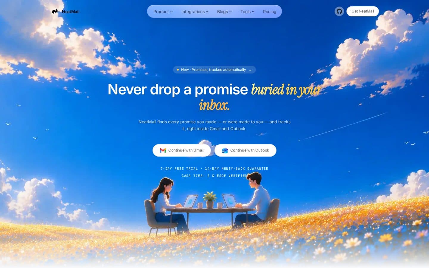 NeatMail home page